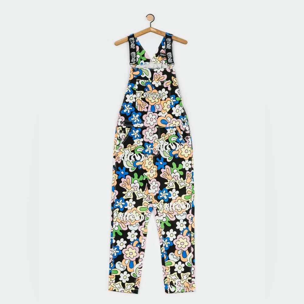 RIPNDIP Flower Child Cotton Twill Overalls